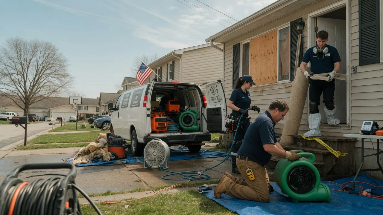 Water Damage Restoration in Four Oaks, NC near me